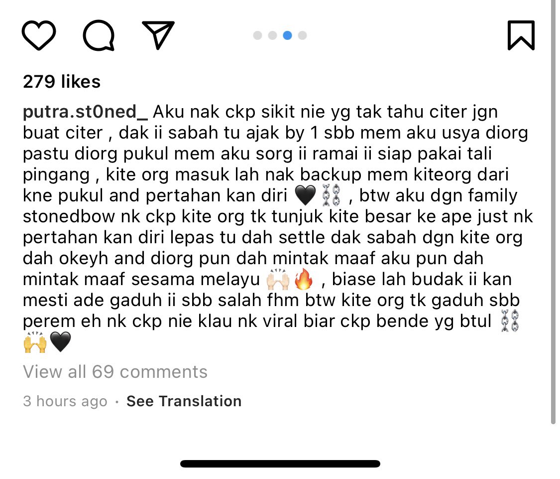 JamalThaRebel's tweet photo. penjelasan dari budak 🐉 yang bergaduh dekat Pavi semalam. mungkin betul bebudak Sabah berpegang kepada; "sini tedda banyak cakap, turun dulu (turun dulu) https://t.co/SliA7ZHYfK