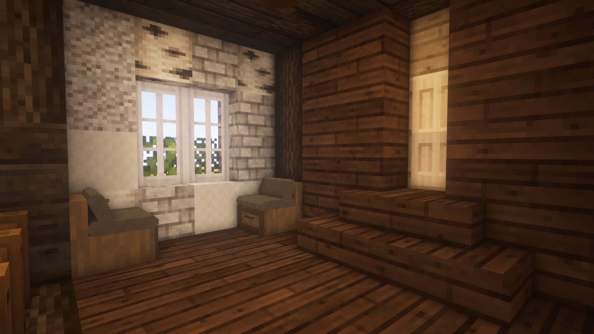 Blake Minecraft Builds 3rd Floor Which Has A Small Hall And Then A Bathroom And Bedroom I Forgot To Make A Pic Of The Bathroom But Its Not That