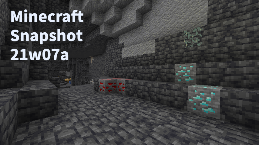 砂利馬 Minecraft Snapshot 21w07a リリース Y 0以下では石の代わりに グリムストーン が生成されるように また 鉱石類のテクスチャが大幅に変更された T Co Nb25fgx68o Minecraft マインクラフト T Co Jjey1knohm