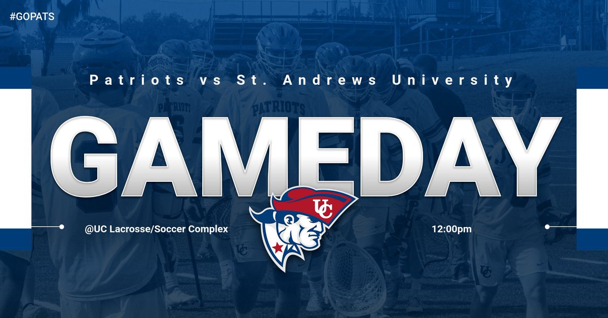 Next up is our senior day! Come out and support our team at 12:00pm today while we take on St. Andrews University for our first home game! #GoPats #SeniorDay