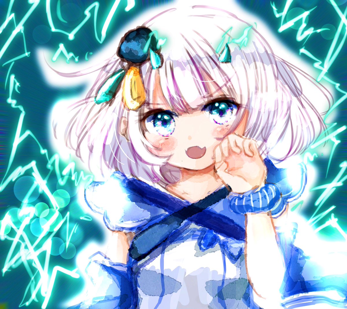 モンストイラスト 雷神ちゃん れふぃ のイラスト モンストイラスト 雷神ちゃん れふぃ のイラスト