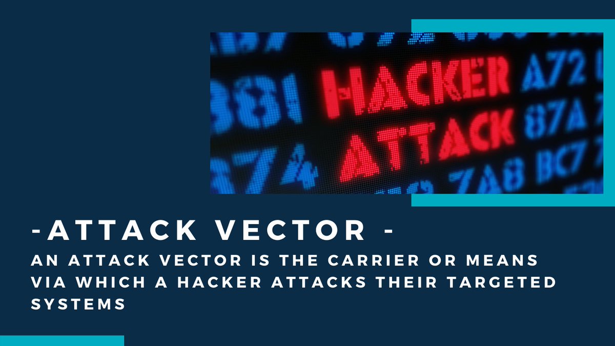 SteveAmps's tweet image. An example of attack vectors are infected email attachments, malicious links, pop-ups. 

#cyberattacks #cyberterms #Cybertips