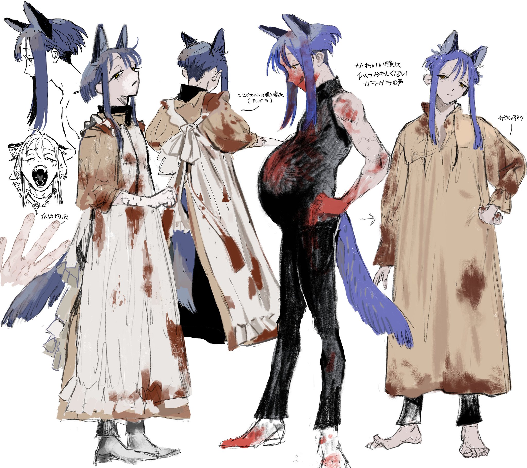 ヤスタツ キャラデザ誰だで作ったキャラ