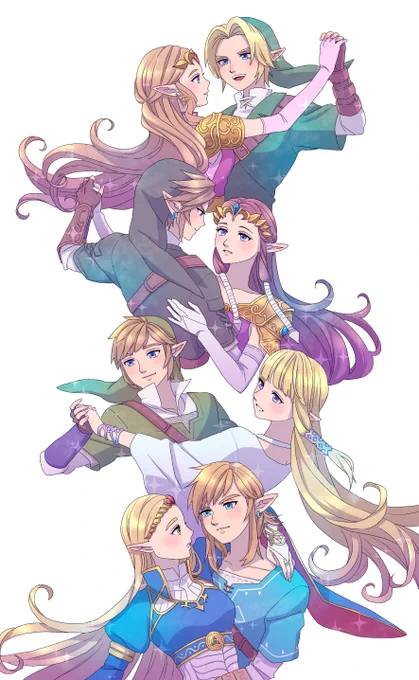 Happy 35th Anniversary! Let's dance✨✨✨
#Zelda35th #ゼルダの伝説35周年 #Zelink 