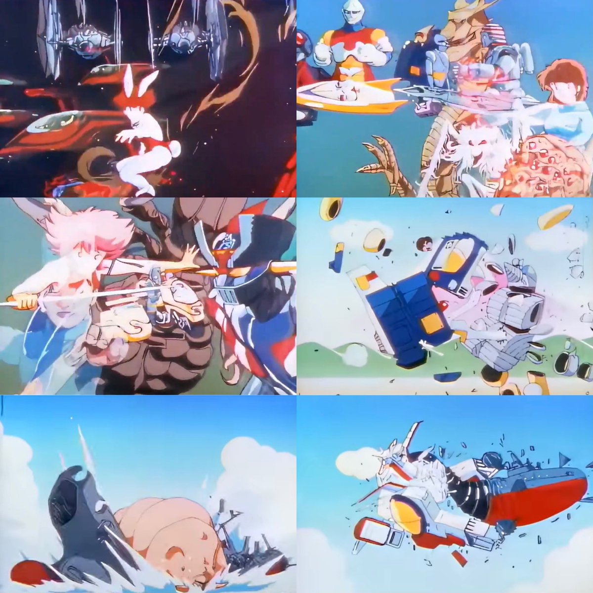 青空 Tf 特撮 映画 アメコミ人生 Daicon Opening Animation やっと見れた 短い時間の間に膨大なアニメや映画のキャラ 特撮ヒーローや怪獣にメカニック が出てくるひたすら楽しい作品 劇中で流れるｅｌｏのトワイライトの歌詞も含めて後に電車男のｏｐ