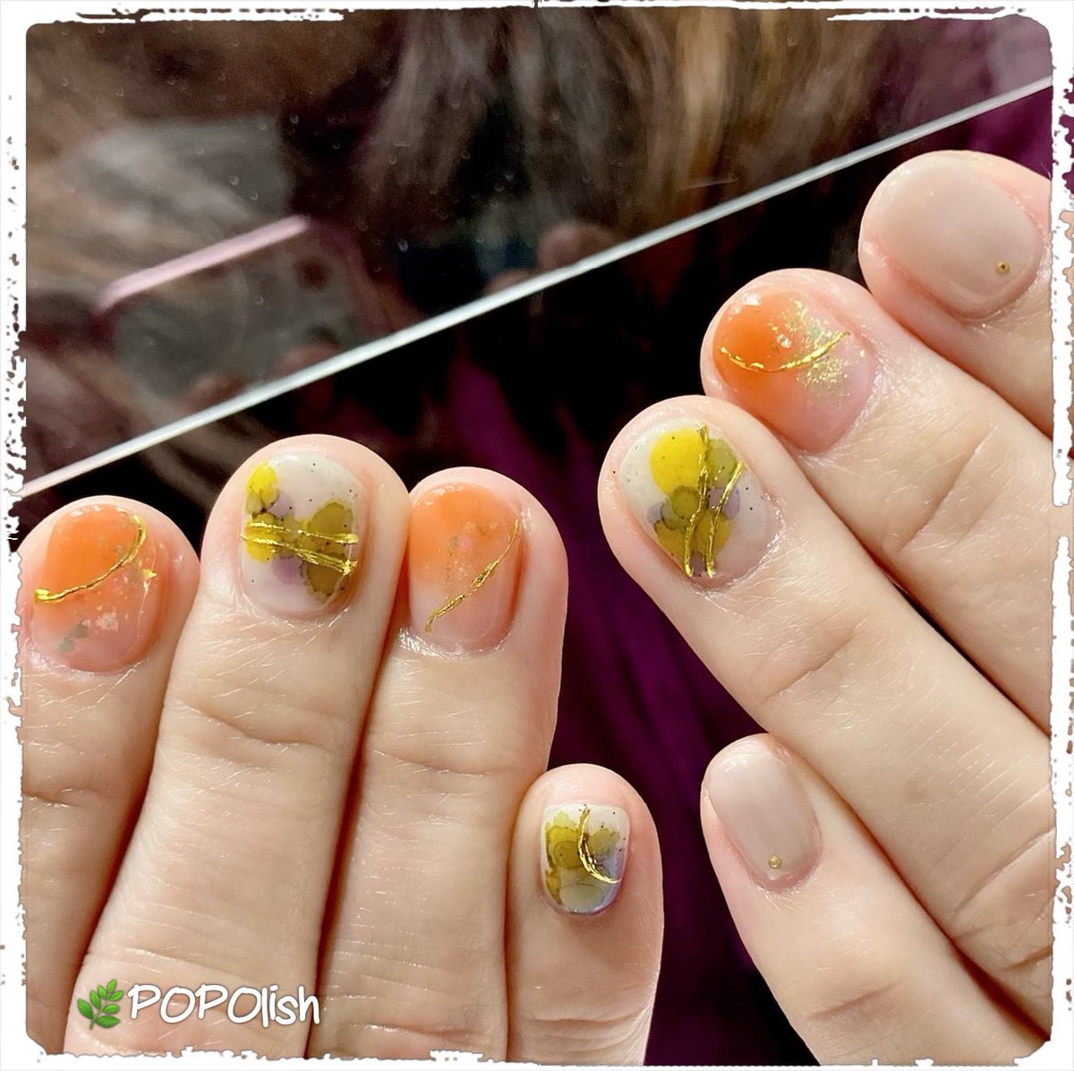 ネイルサロンpopolish インクネイル でちょっと変わった色使い ネイルケア は楽しい 色を身につけて遊ぼう 中野 野方 都立家政 高円寺 練馬 新青梅街道