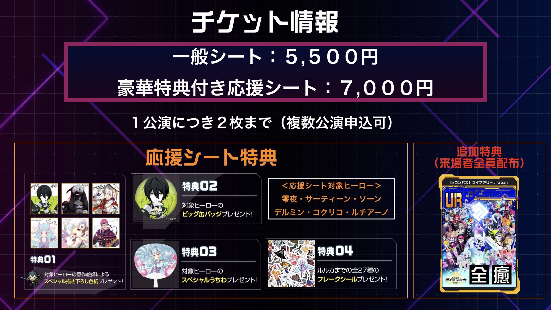 コンパス ライアリ AGF ライブアリーナ 缶バッジ サーティーン