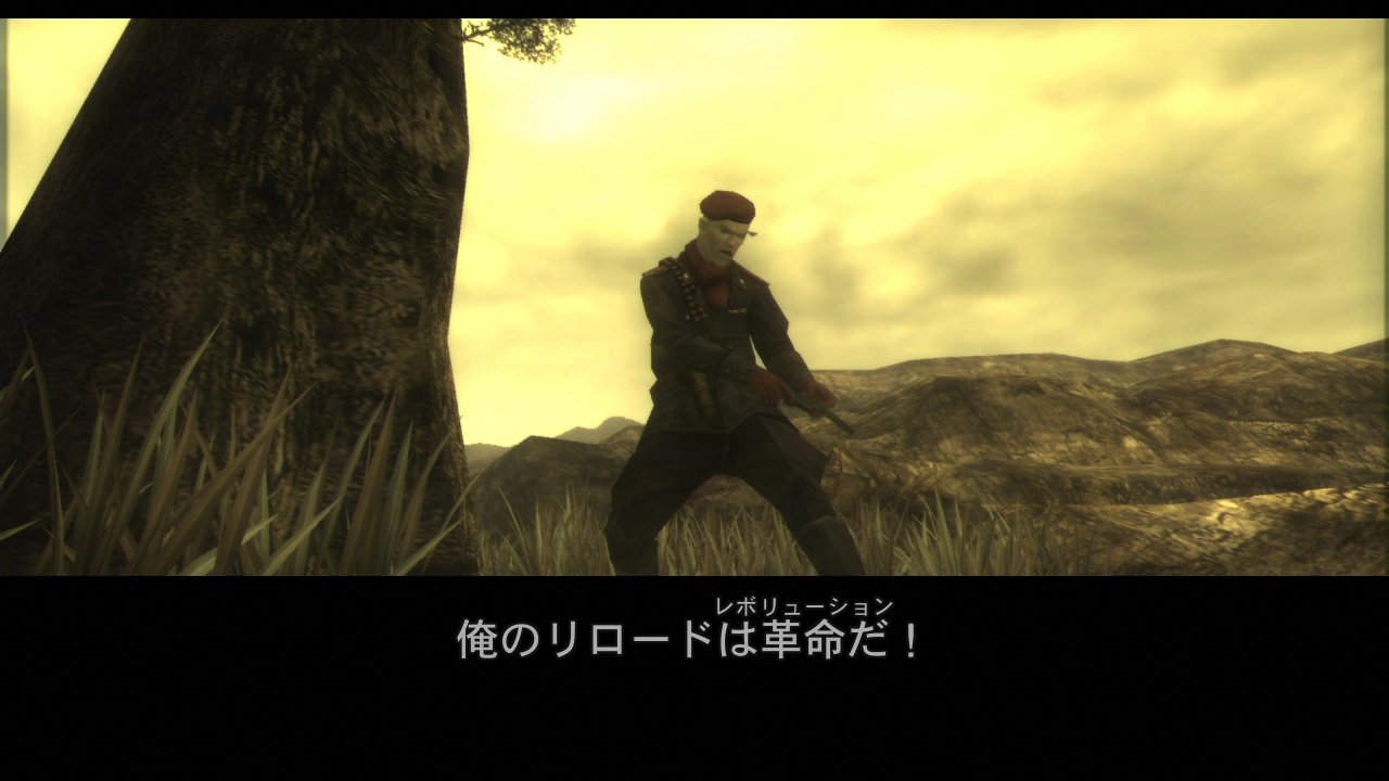 兵隊 Vの真面目なオセロットの間にmgs3の 俺のリロードはレボリューションだ とmgs1の拷問大好きが挟まれているのはいつも違和感が Vのオセロットはmgs2のオセロットに直接繋がった方が違和感無い気がするんです