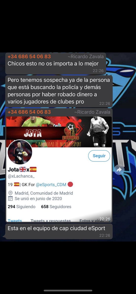 kukeejalslolp's tweet photo. Madre mía la gente randommm que hay en clubes lo que se pueden a llegar a inventar de la gente 

No conozco a ese pibe de nada y a esa organización de liga y me llegan noticias de eso madre  mia se me cae la cara de vergüenza de que la gente pueda llegar a hacer esto https://t.co/Dlf1KcM7a7
