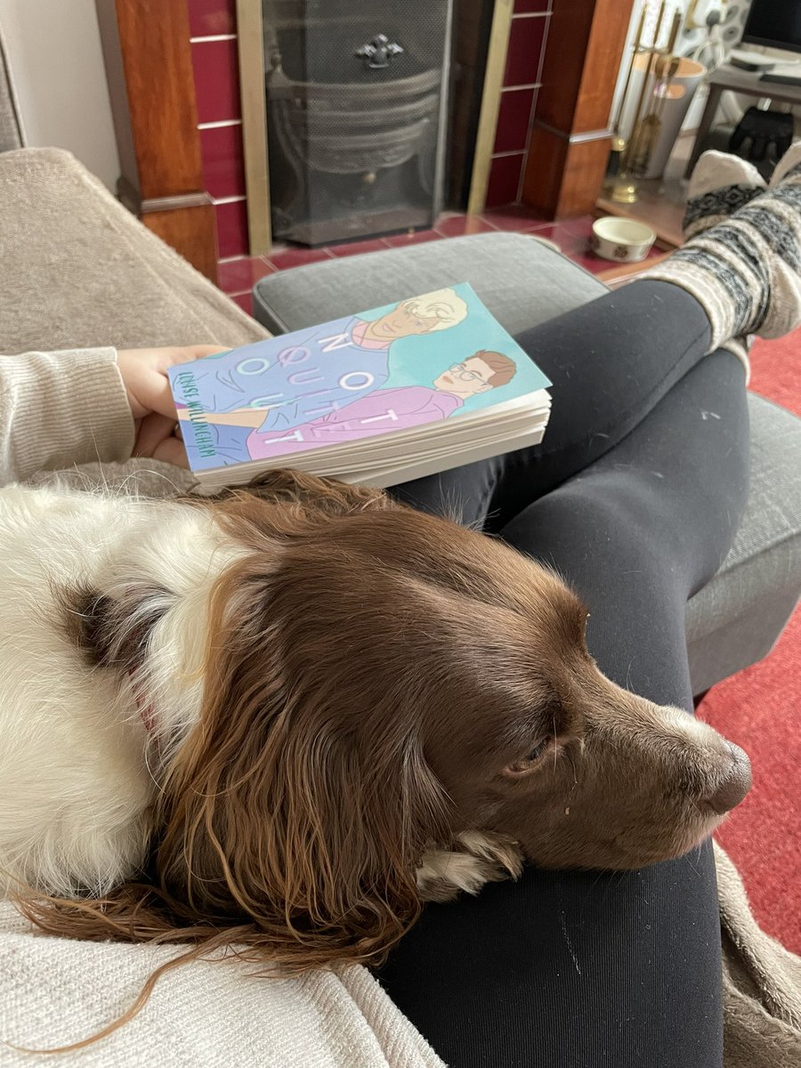bookwyrmdancer's tweet photo. Sunday morning snuggles with my reading buddy. ๐ฅฐ
I was excited to get my copy of #NotQuiteOut in the post on Friday and I donโt want to put it down! @lw_writes https://t.co/LHncFUNnLx