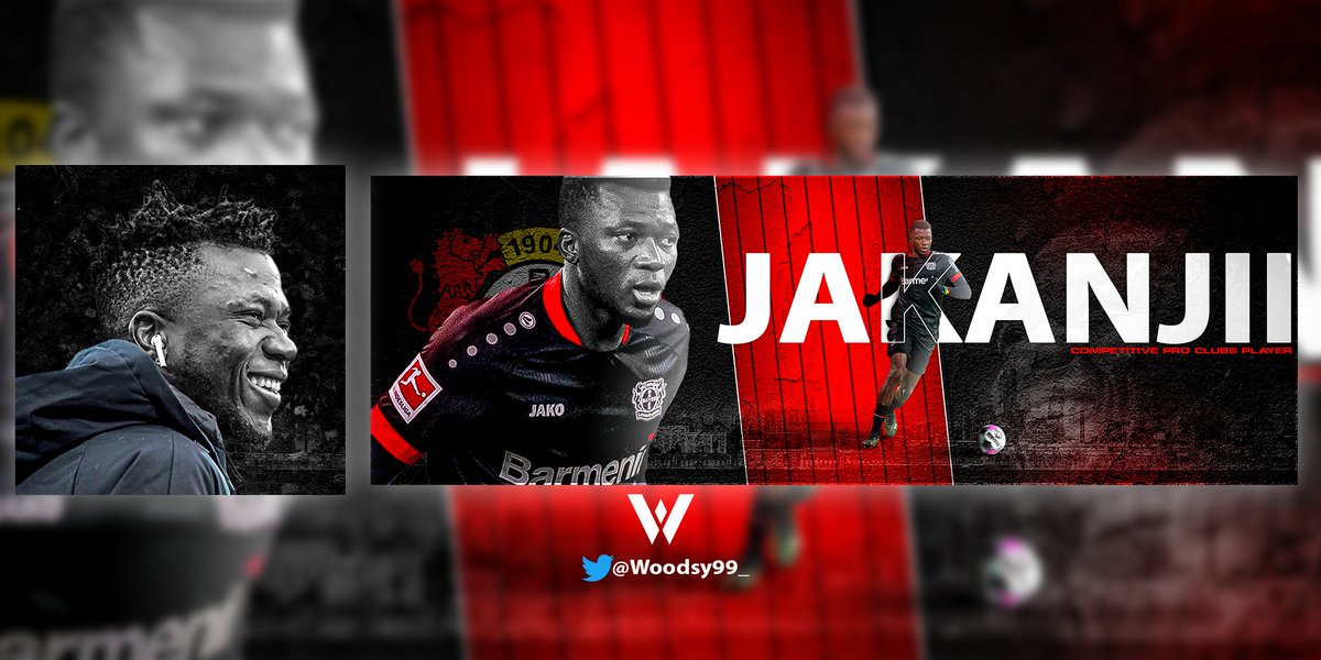 Woodsy99_'s tweet photo. A #Tapsoba header &amp; profile pic for @Jakanjii 

#Bundesliga #Leverkusen #smsports #Bayer04 #BurkinaFaso #Football #VFL #soccer #FIFA #FIFA21 #TheVFL #ProClubs 

@VFLGFX @bayer04_en @Bundesliga_EN https://t.co/wIqhJTpW5x