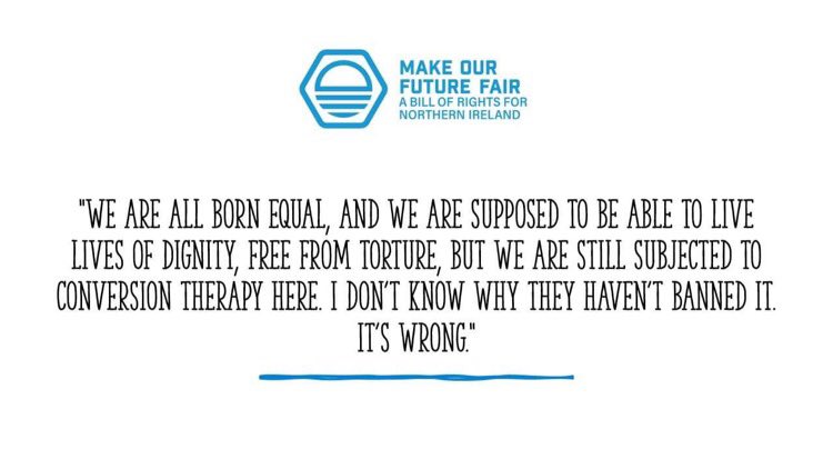 BillofRightsNI's tweet image. Northern Ireland urgently needs a #strong and #inclusive #BillofRights to ensure that the #rights of any individual are protected on an #equal basis - regardless of race, gender, sexuality, religion, political opinion or any other status 🥰

It is time to #MakeOurFutureFair 🕊️
