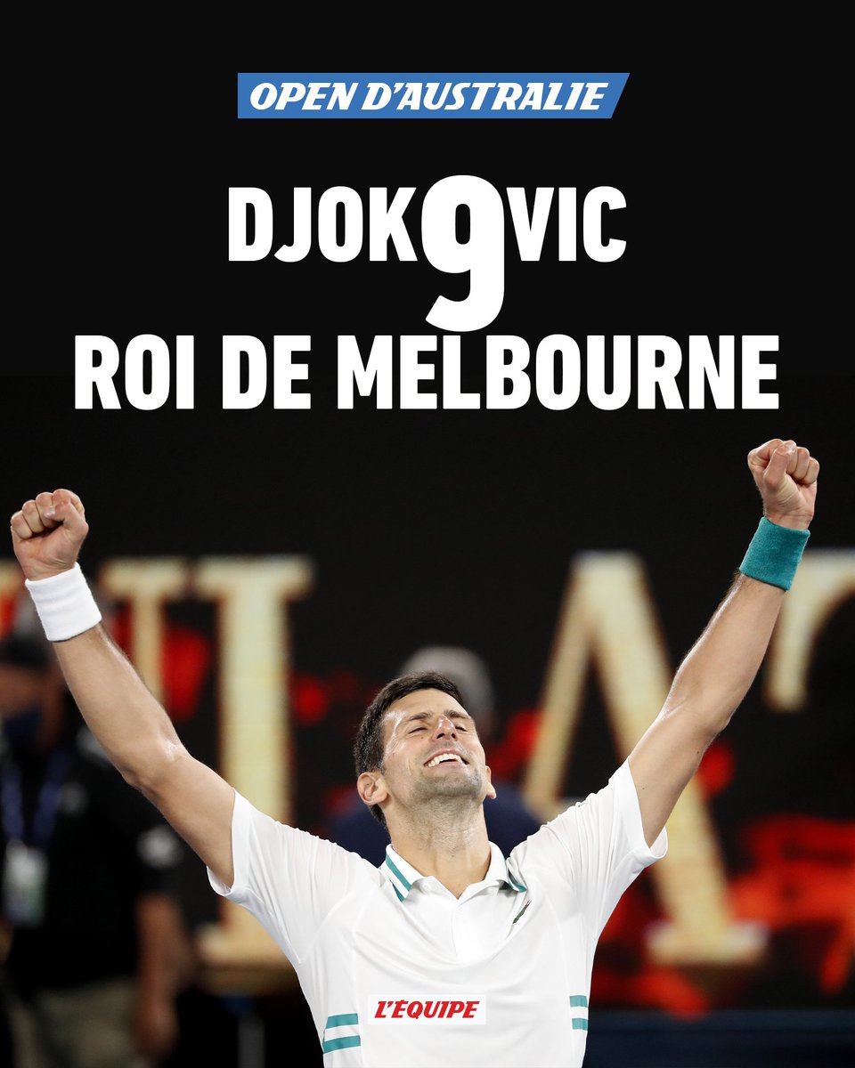 Djokovic bat Medvedev et s'offre un 18e Grand Chelem > ow.ly/IlQF50DFLD9 #AusOpen