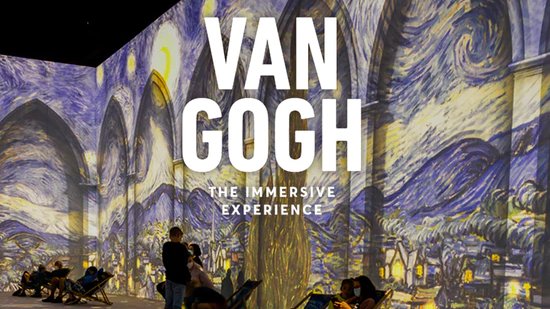 AngelaAbend's tweet photo. Looks incredible ... 
"Van Gogh: The Immersive Experience" is a 20,000 square foot light and sound spectacular featuring two-story projections of the artist’s most compelling works.
Video: https://t.co/XEHuCxCY1A
Link: https://t.co/mGqDm3yaI9
@lieberrian @GiftedTawk 
#VanGogh https://t.co/0jq5OgI7XO