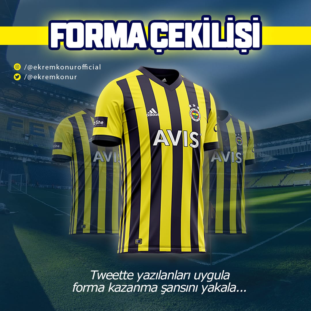 🎁FENERBAHÇE FORMA ÇEKİLİŞİ🎁

<a href="/Bilalduman_/">Bilal Duman</a> sponsorluğunda 2 kişiye Mesut Özil forması hediye ediyoruz

👉Katılım şartları:

✅<a href="/Ekremkonur/">Ekrem KONUR</a> ve <a href="/Bilalduman_/">Bilal Duman</a>
 hesaplarını takip et

☑️Bu Tweet'i  retweetle

⌛️Çekiliş Sonucu : 28 Şubat