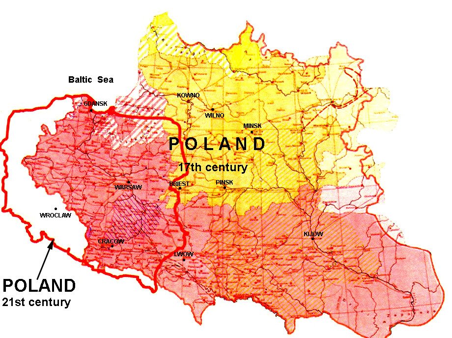 「17世紀のポーランドと21世紀のポーランド比較 」|ニホニウンのイラスト