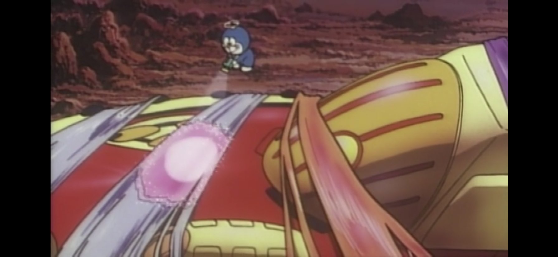 ひよこ ドラえもんのび太の宇宙漂流記 から大好きなシーンです 材質変換器で蜘蛛の糸を毛糸にしちゃうところ 映画 ドラえもん大好きなんです 結構トラウマ多めな映画ですが 今アベマで無料配信されているのでぜひ 笑