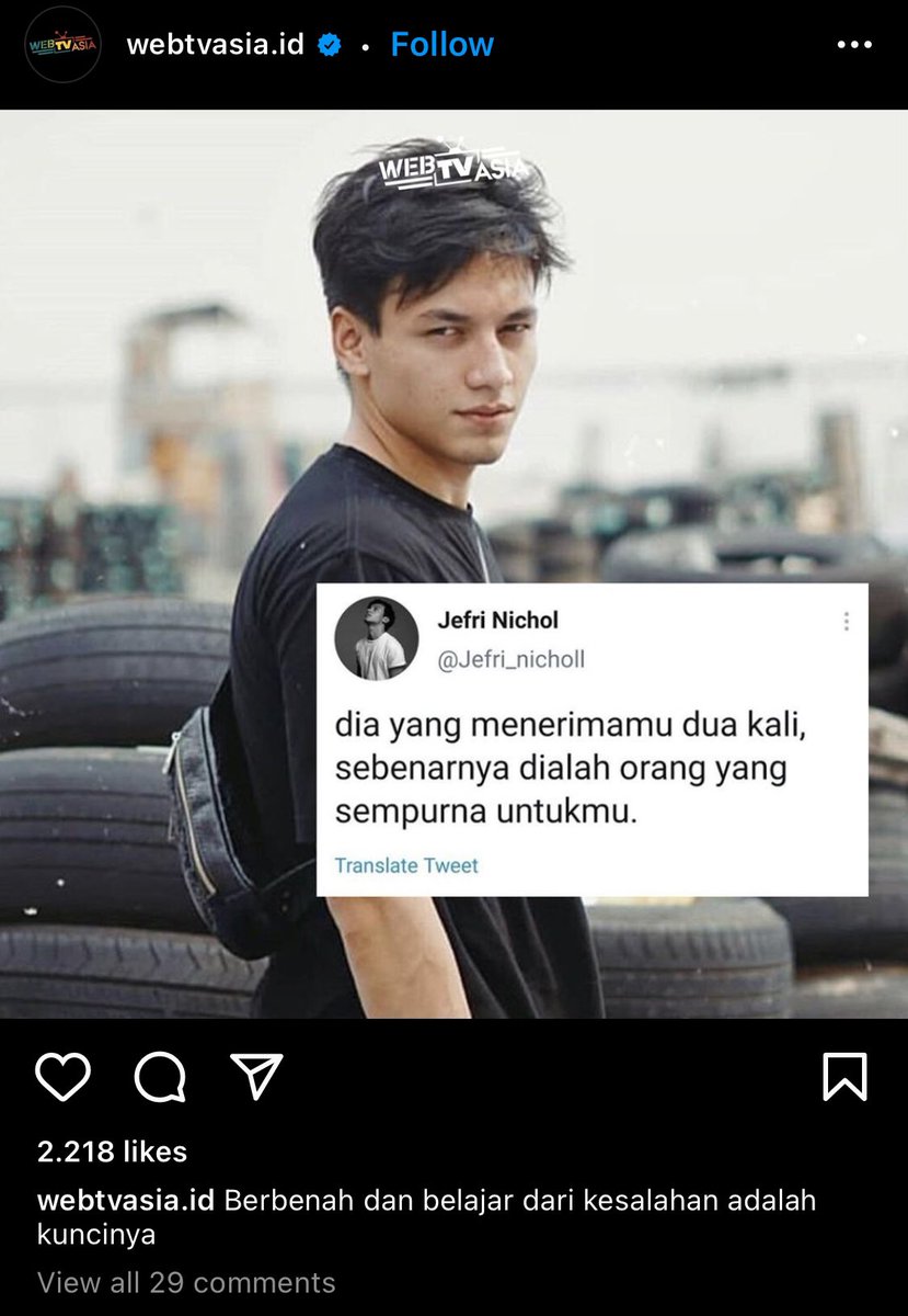 FiersaBesari's tweet photo. @jefrinichol Btw, just stopping by to let you know, ada akun centang yang kegocek .... https://t.co/RXPAMFFoKD