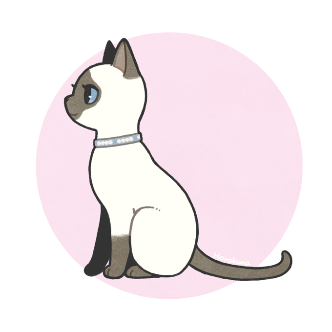 シャム猫のtwitterイラスト検索結果 古い順