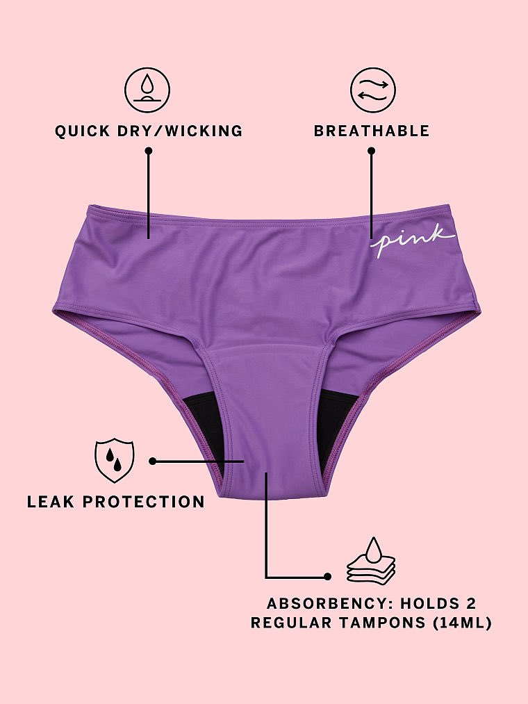 Victoria's Secret on X: New : VS Pink period panty