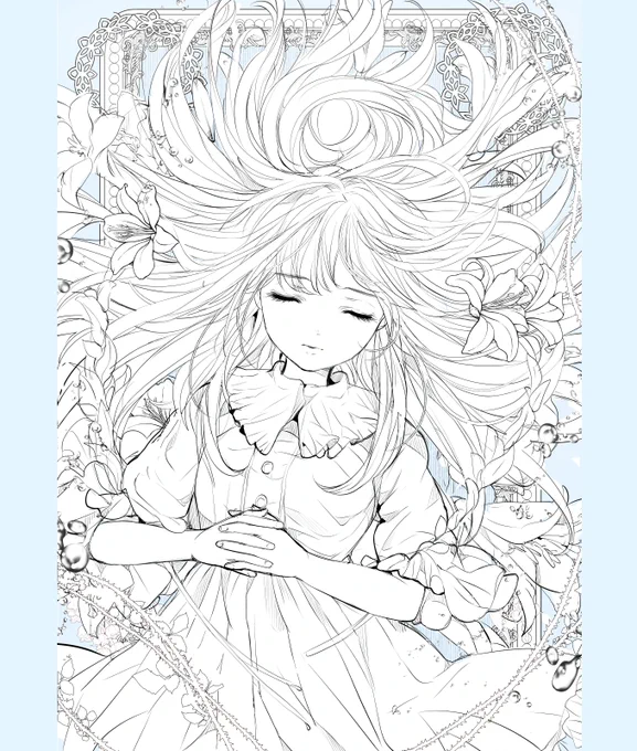 眠り姫(ペン画、線画)

百合の花に包まれて

眠る少女をテーマに描いている、
淡く優しい水彩のための線画です。

#illustration  #オリジナル #絵録
#芸術同盟 #一日一絵 