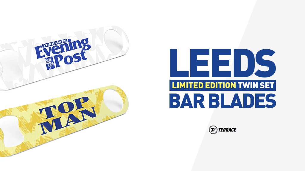 theterracestore's tweet image. Leeds fans! Our limited edition twin set is nearly sold out, with a great saving price for two bar blades.

Head to terracelife.co/leeds to secure yours!

Retweet for your chance to win a free set! #lufc