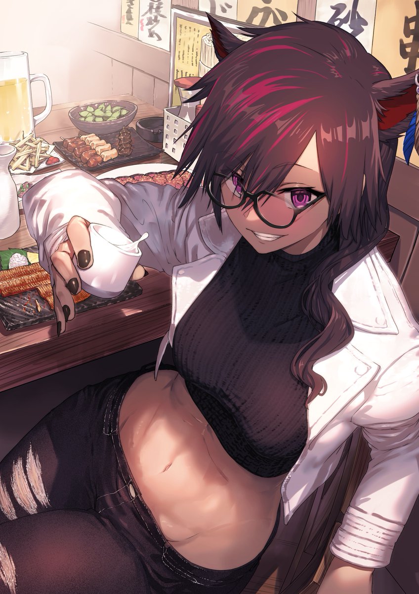 avatar_(ff14) 「Skebのリクエストありがとうございました! 」|中西 達哉のイラスト