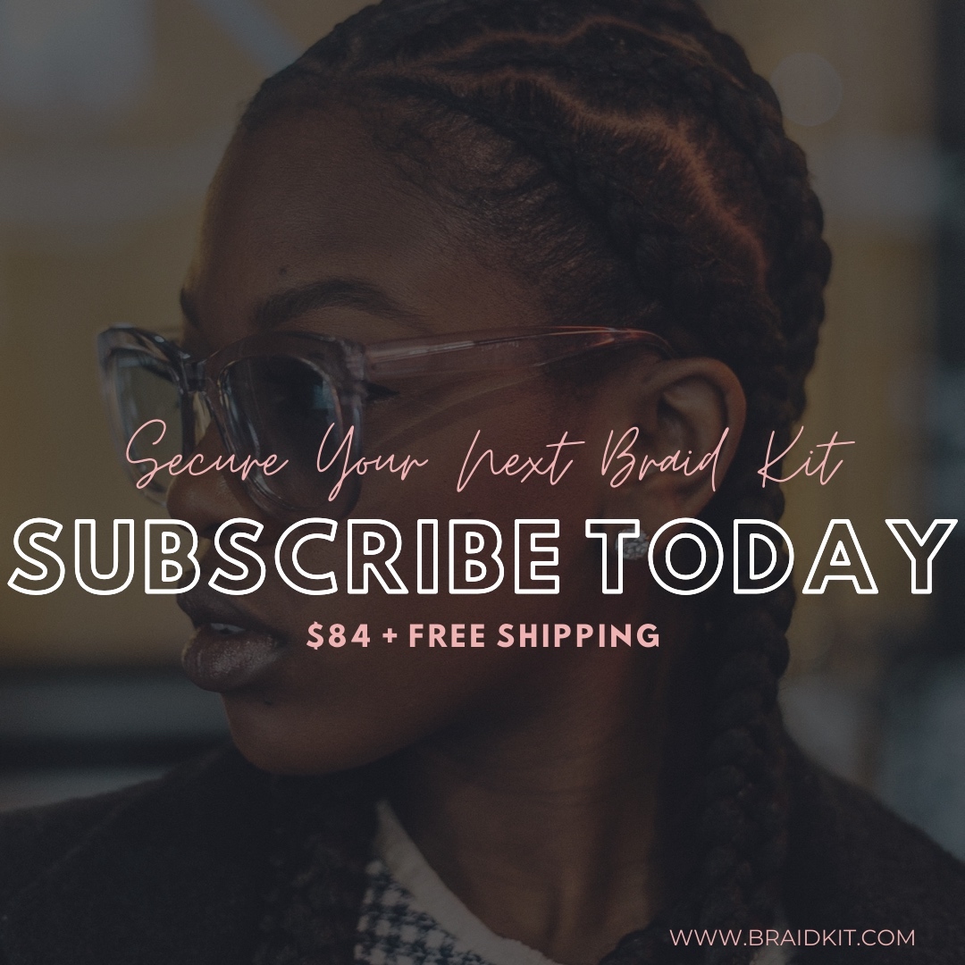 Braid_Kit's tweet photo. Save yourself the time and uncertainty of your next hairstyle. All the supplies you need for a protective style delivered to your door! 🚐✨⁠⠀
⁠⠀
Delivered every other month. Cancel any time. 🗓✅⁠⠀

https://t.co/3YwlsGgItG
1. You subscribe 👆🏾
2. We ship 🚐
3. You enjoy! 😄 https://t.co/viC18CHkrb