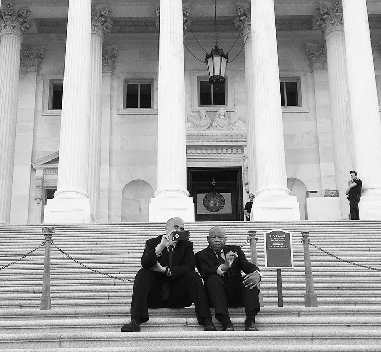 CoryBooker's tweet image. John Lewis is no longer with us, but today, on what would have been his 81st birthday, I hope we all take a moment to remember him. To remember his humanity, his grace &amp;amp; his love for others. We must carry on his fight for justice &amp;amp; continue his enduring legacy of #goodtrouble.