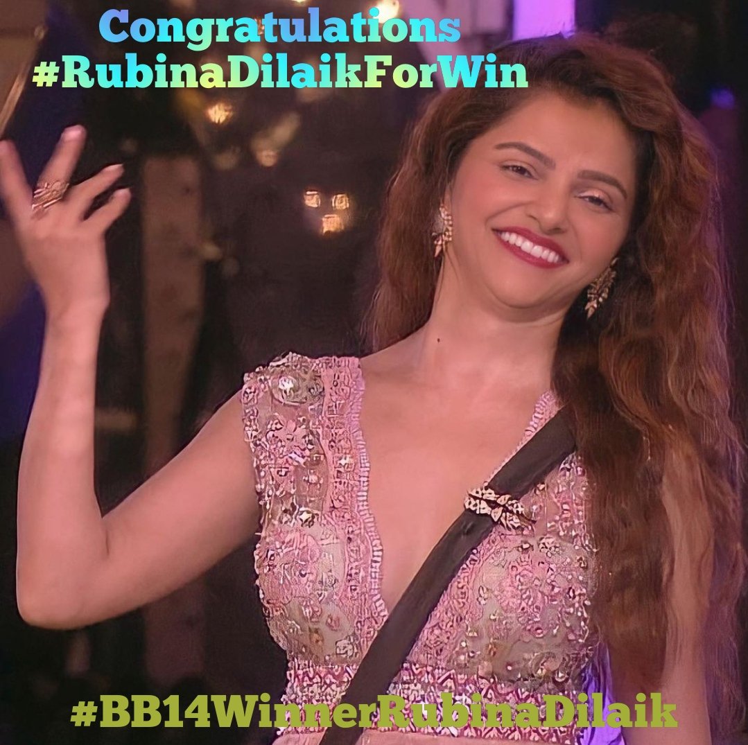 AskSantoshYadav's tweet photo. Exclusive and Confirmed.

#BiggBoss14winner
#RubinaDilaikForTheWin 
#RubinaDilaik #RubinaDilaikForTheWin #BiggBoss14Finale #BB14 #BiggBoss14 #BiggBossFinale #BB14Finale 
#BB14WinnerRubinaDilaik

❤Congratulations @RubiDilaik for winning BB14 💐🎊🎇❤
🙏RETWEET AND LIKE🙏 https://t.co/b3t4R4BiHp