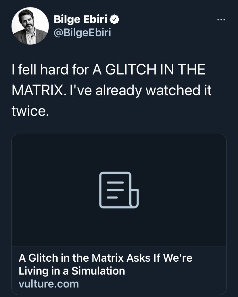 IPH_clt's tweet photo. Still available in our #VirtualScreeningRoom 📽️ A Glitch In The Matrix, Directed by Rodney Ascher. Learn how to rent this film by clicking the link in the bio. @glitchmatrixdoc @BilgeEbiri @Rodney_Ascher https://t.co/kC25qxr5P6