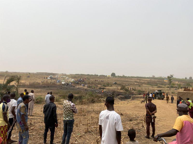 Nigerian Air Force Crash Site in Abuja