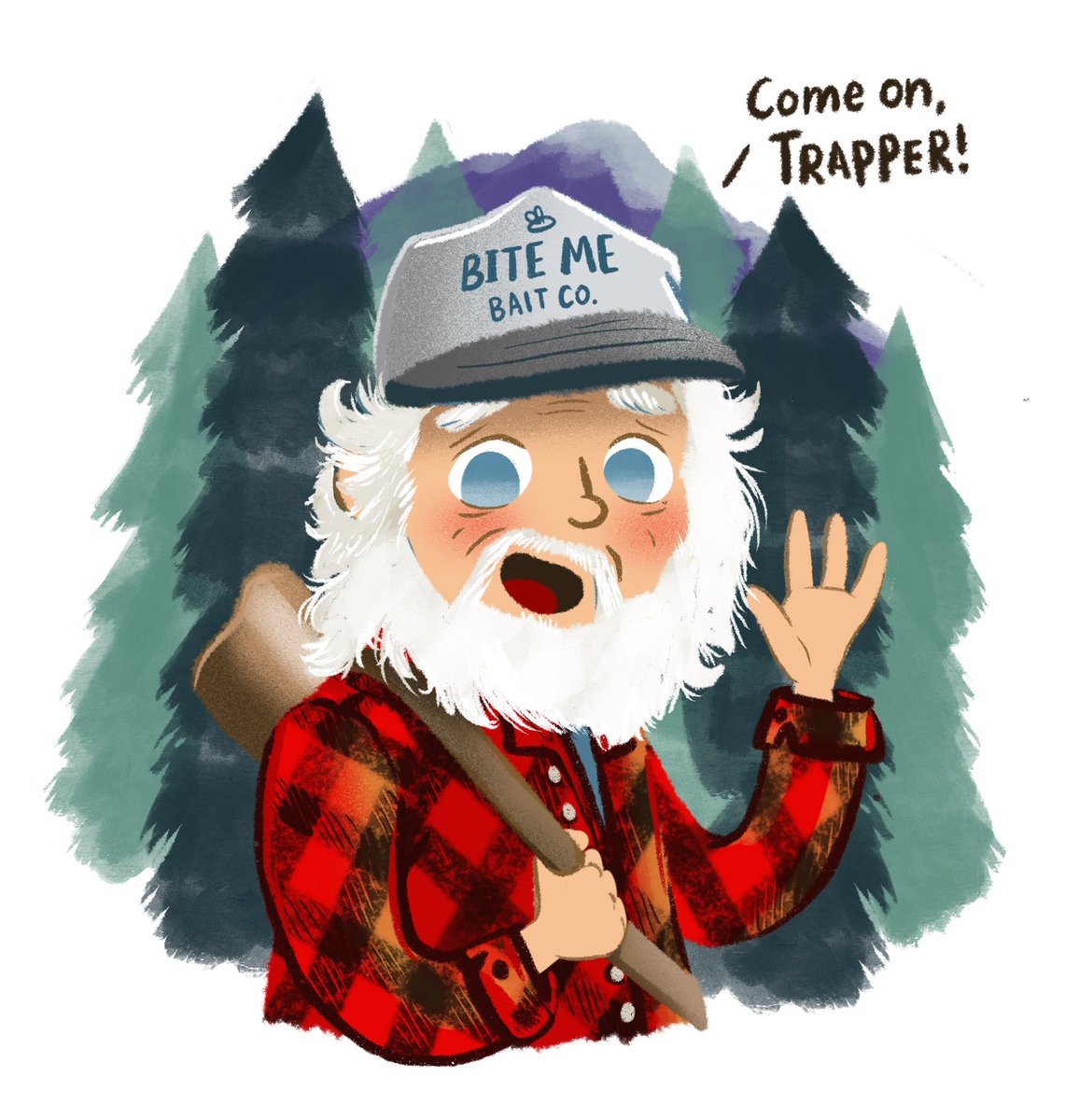 tiffanyeverett_'s tweet photo. My first fan art ever 😋 This is Gary from #portprotection on #NatGeo
I love this show so much and Gary is complete #goals to me! #fanart #FanArtFriday #LifeBelowZero #illustration #illustrator #cartoonportrait #characterdesign #alaska #lumberjack #subsistenceliving #digitalart https://t.co/IIof3BcmjS
