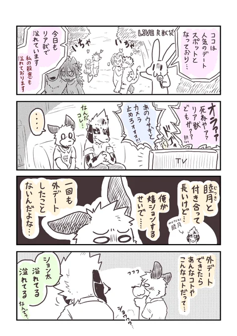 嬉ション癖が直らないケモお兄さんと彼氏6 
