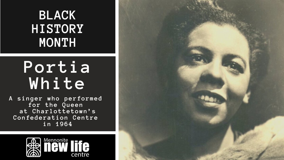 Black History Month 2021
Portia White was the first Black Canadian concert singer, contralto, to achieve world-renowned acclaim.
Read about Portia White and other notable Black Canadians: buff.ly/3oPdkqA

#BlackHistoryMonth #MNLCT #PortiaWhite