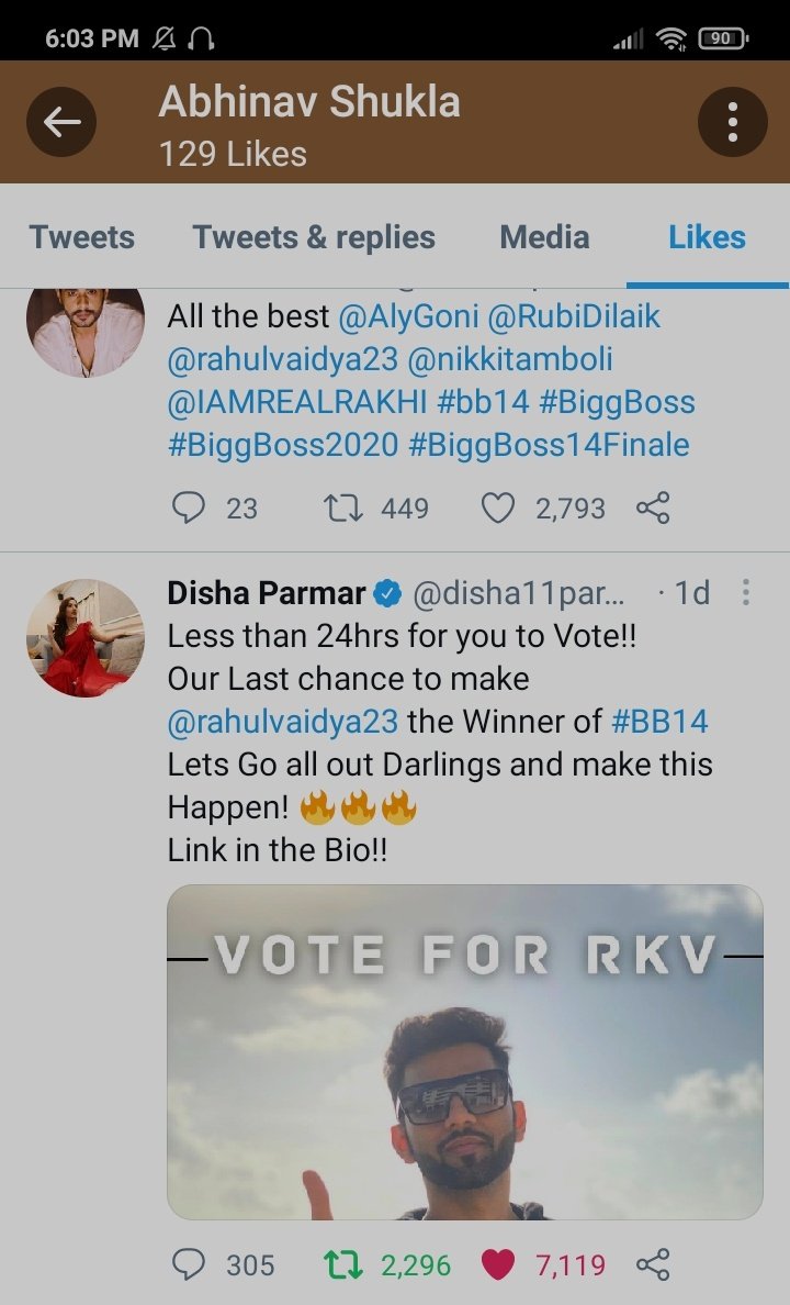 It's confirmed! 
Nalla shukla is soo very much obsessed with #RahulVaidya #RKVians #RAHULVAIDYAFORTHEWIN