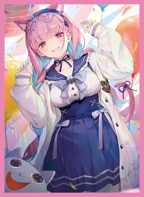 サンクリ 新作情報
「あくあ」のスリーブとプレイマットになります。イラストはBibimbub様(@Bibimbub15)になります! 