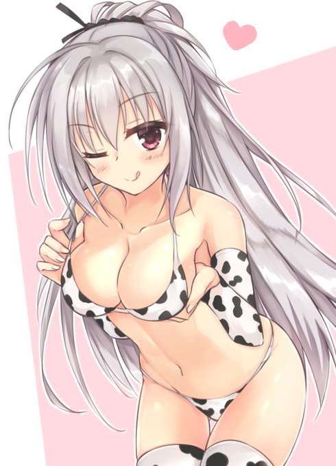 「にひひ～ どう?エリナに似合う?」 