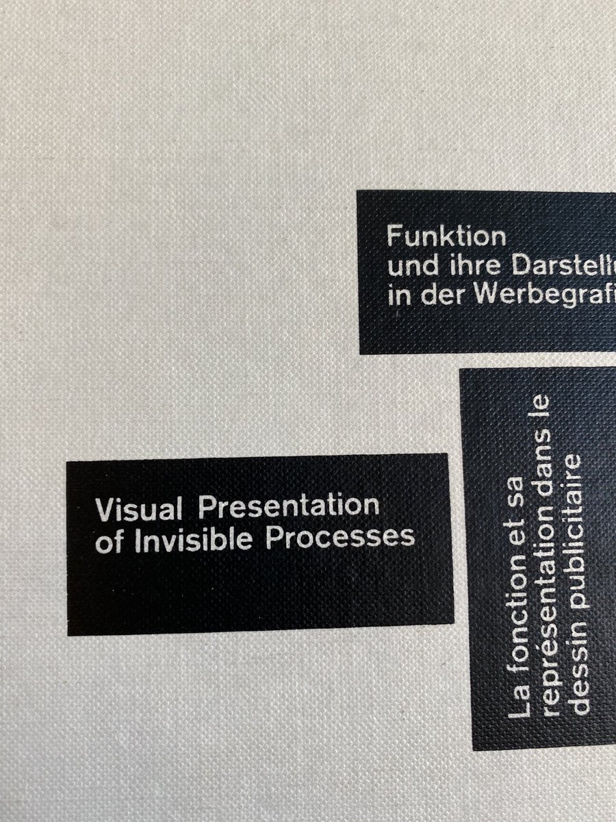 zachlieberman's tweet photo. Finally got this book - visual presentation of invisible processes / Anton stankowski https://t.co/rTrbLvXrPb