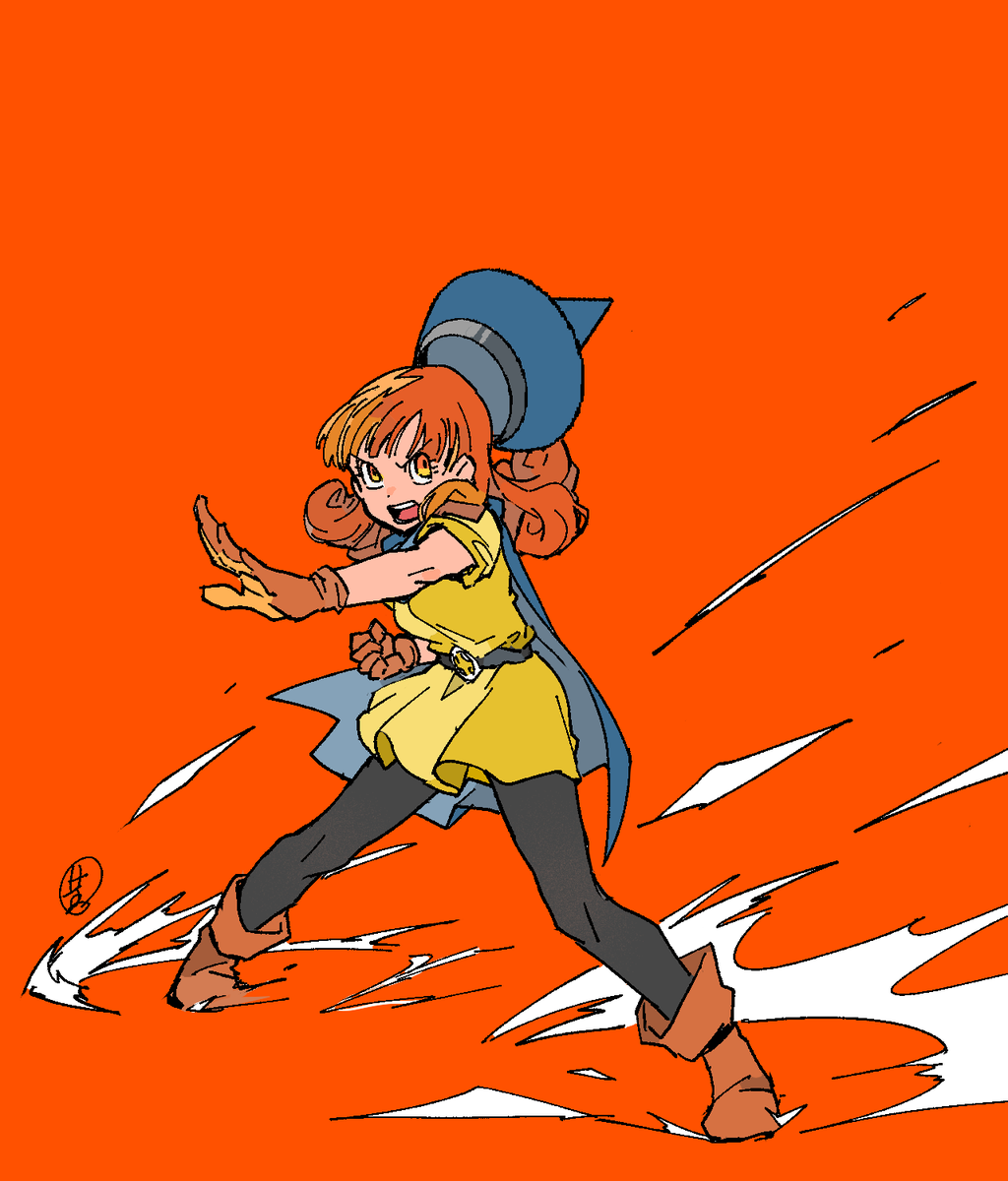 アリーナ(DQ4) 「アリーナ姫のロイヤルさは黒タイツにあると思うんだ 」|黄ナ川のイラスト