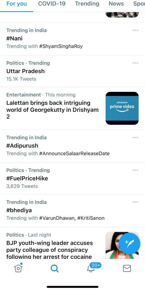 UrsVamsiShekar's tweet photo. #Nani trending with #ShyamSinghaRoy ๐ฅโ๏ธ
Advance Happy birthday Natural Star @NameisNani.
#SSRFirstLookonFEB24th ๐ฅ https://t.co/YKe3eeJzbS