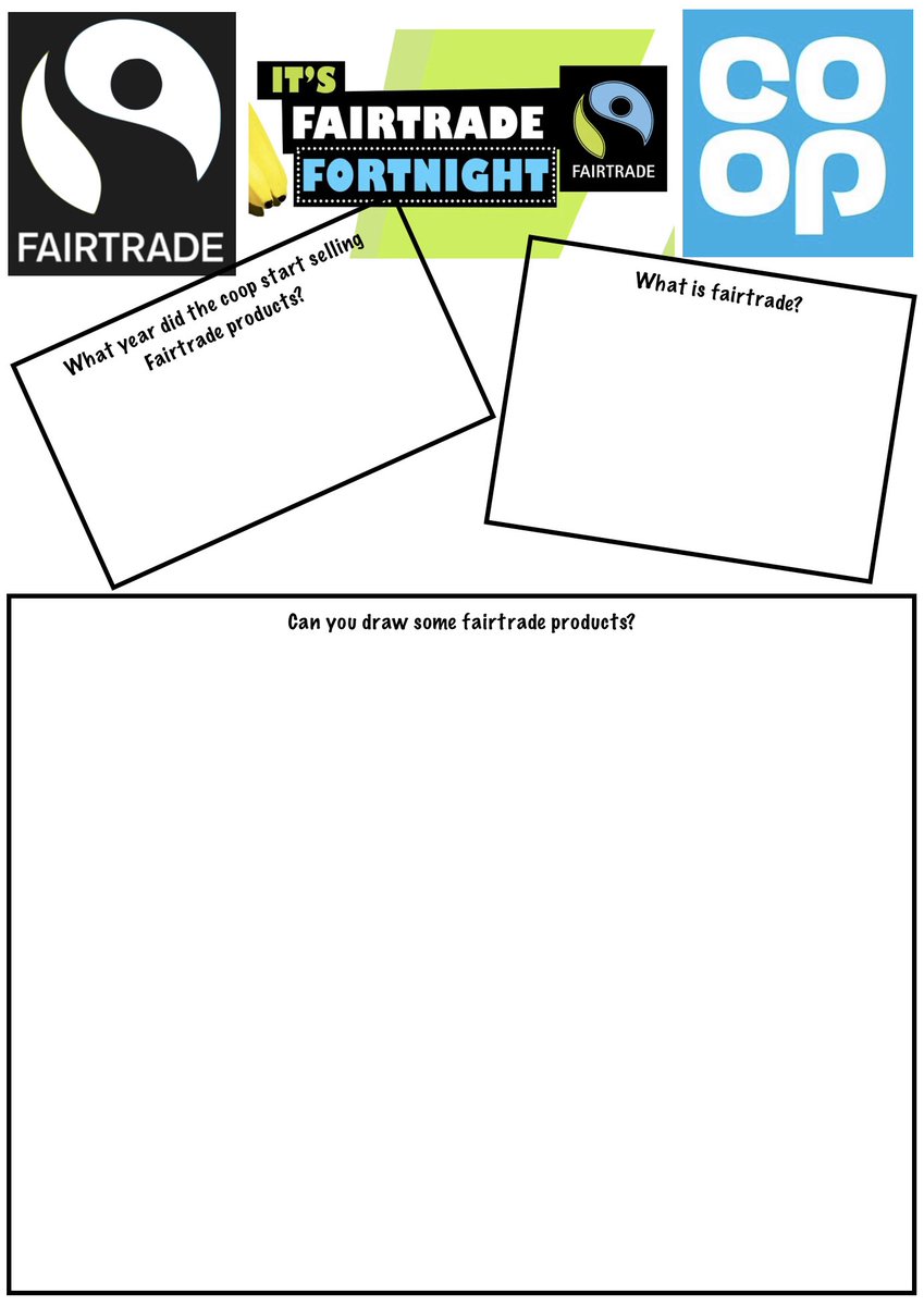 #FairtradeFortnight starts tomorrow! So I’ve made these home learning sheets, for anyone who wants a change of scenery, from the day to day schooling. Please feel free to use them! <a href="/CoopChrisHood/">Chris Hood</a> <a href="/coopuk/">Co-op</a> <a href="/seamus_1971/">Sean Wte</a> <a href="/VictoriaMWrigh1/">VictoriaMWright</a> <a href="/JoWhitfield_/">Jo</a> <a href="/Steve_Murrells/">Steve Murrells CBE</a> #memberpioneer