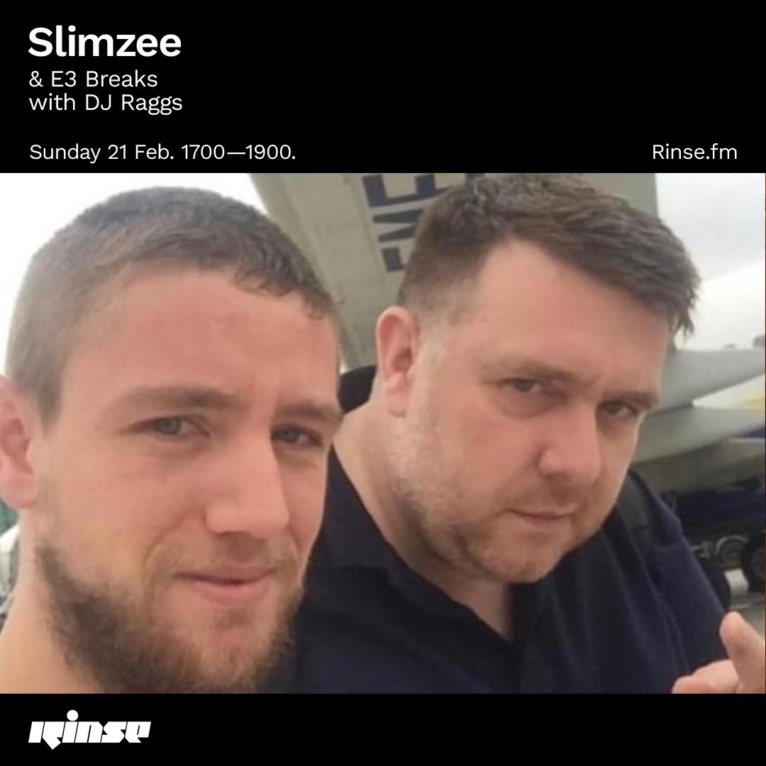 RinseFM's tweet photo. Coming up at 5pm it's #E3Breaks with @dj_slimzee + @asifkidbeats joined by @raggsdj on https://t.co/Q0ed1ktSEG + 106.8FM

#RinseFM https://t.co/u6HvY3BS5a