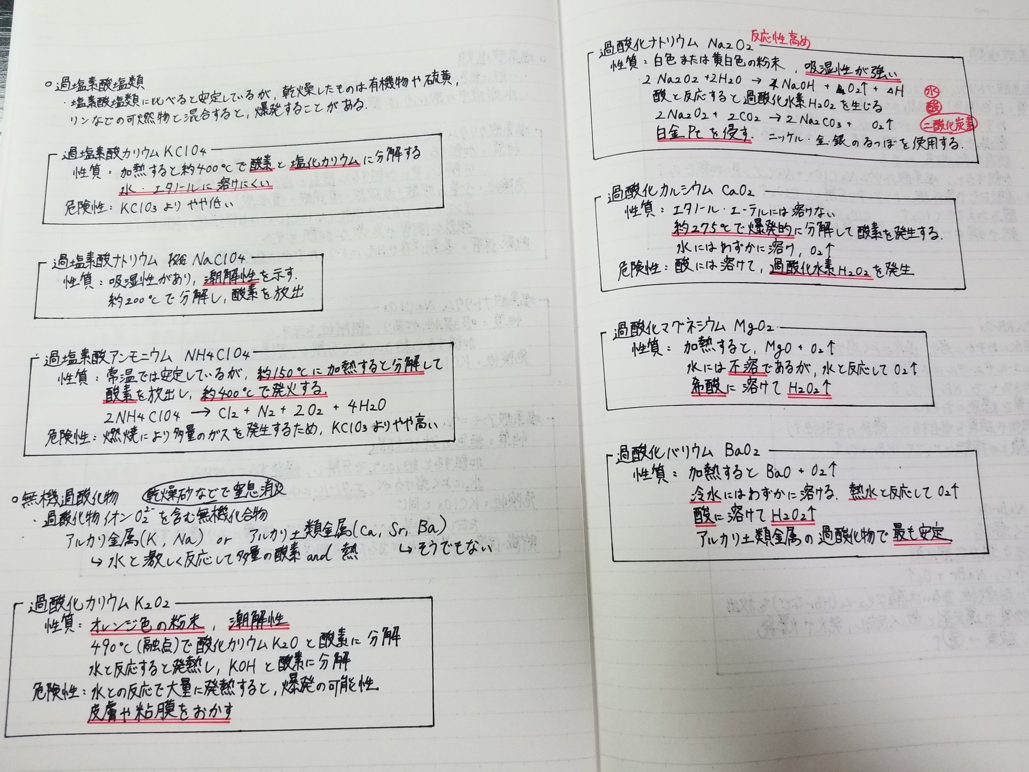 キム 勉強垢 第1類だけでこの量かよ えぐすぎる 大学院で有機化学をゴリゴリやってたから 頭には入ってきやすいけどもだよ 甲種危険物取扱者 酸化性固体 第1類 勉強垢 キム 勉強垢 第1類だけでこの量かよ えぐすぎる 大学院で有機化学をゴリゴリやってたから 頭には入ってきやすいけどもだよ 甲種危険物取扱者 酸化性固体 第1類 勉強垢