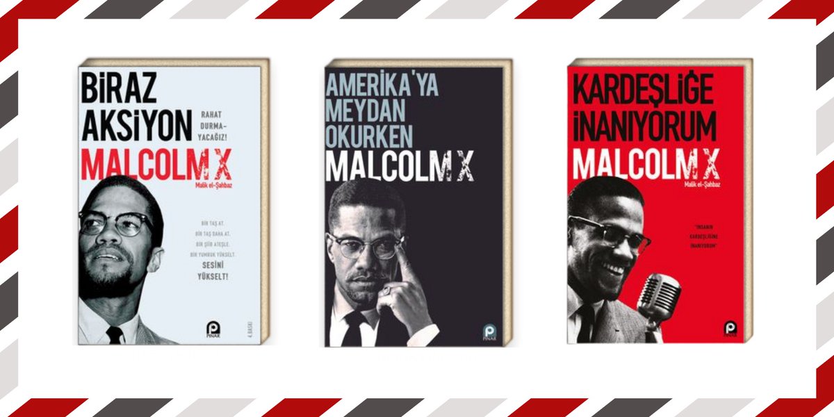“İnsanlar, hayatlarının bir tek kitapla değişebileceğinin farkında değiller!”
#MalcolmXDemek

Bir takipçimize Malcom X'in 3 eserini hediye edeceğiz.

25 Şubata kadar;
👉Twitter hesabımızı (<a href="/imuilmet/">İMÜ İLMET</a>) takip etmek, 
👉Bu gönderiyi beğenmek ve RT yapmak yeterli 
#kitaptavsiyesi