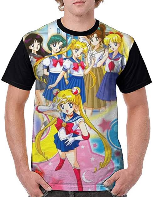 衣替えでセーラームーンのキャラTシャツを着る人「月も変わって推しを着よ」 