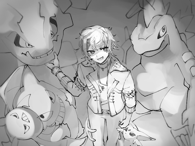 ビジュアル最高なやつらとふわっち
#絵スコート 