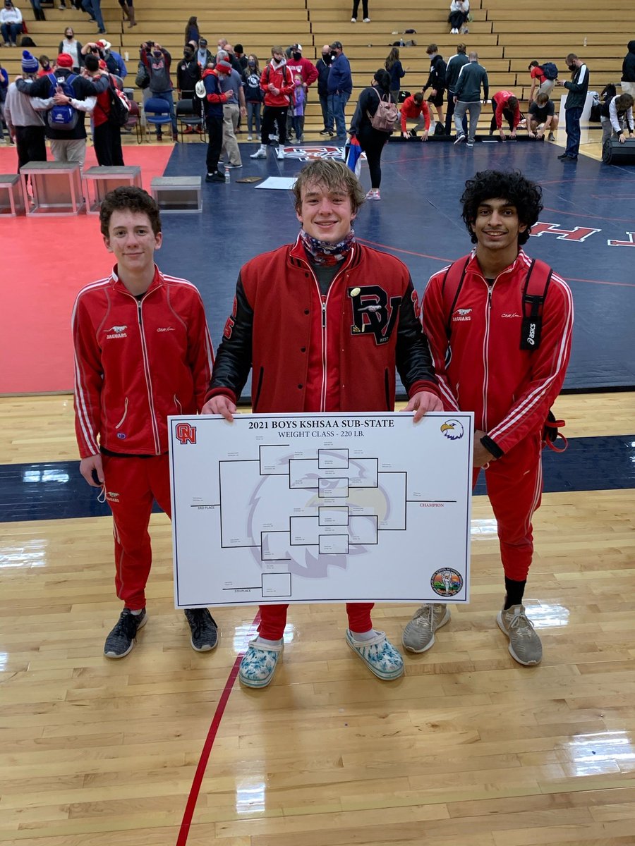 These three JAGS punched their ticket to the 6A state meet next weekend!   Congrats, Ben, Brooks and Veda ❤️🐾 #jaguarstrong