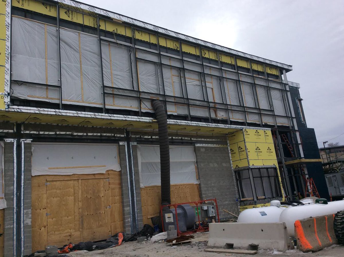 BFDRescue2's tweet photo. Construction progress on our #NewFirehouse in #EglestonSquare #Roxbury #BFDE42R2D9 #NewBFDE42R2D9 #BFDRescue2 #BFDEngine42 #Rescue2 #BFD #BostonFire #BostonFireDept #Boston_Res2cue @BostonFire @CityOfBoston https://t.co/7L00ugDpOU