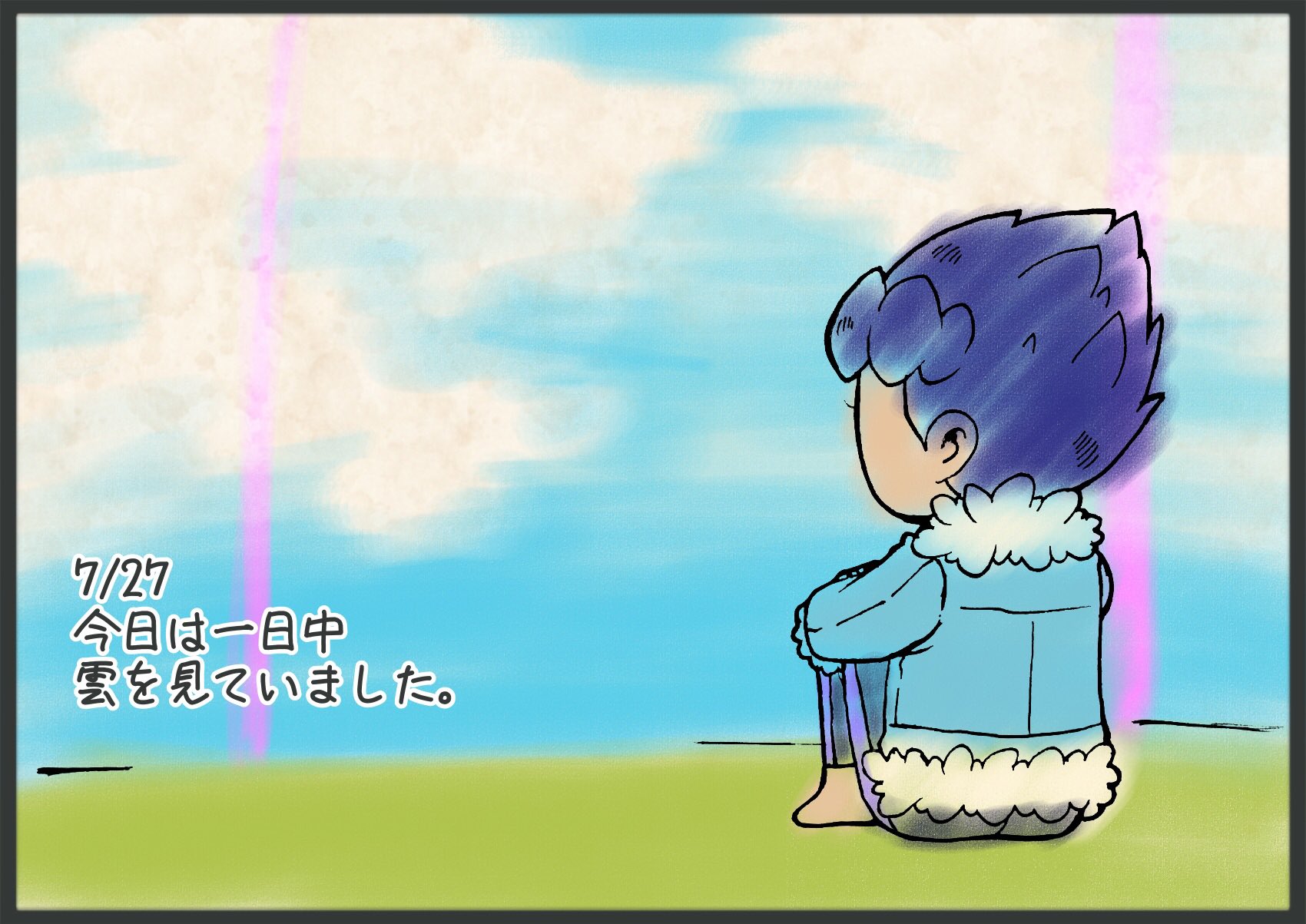 青紫 ネップリ配布中 支部へ 見た人もなにか無言でガラル作品をあげる 最近ポケモン絵サボってて一番近い日の これくらいしか無いんですが ラ ュタの竜の巣を探すホップ君 中の人繋がり 今作ってて絶賛放置中の銀魂パロディ動画の中の絵です